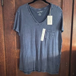 Navy Blue Pocket Tee